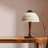 Lampe de Chevet Bois Vieilli Blanche