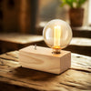 Lampe de Chevet Chambre en Bois