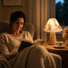 lampe de chevet fille rotin lecture cosy