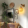 Lampe de Chevet Mural Rotin