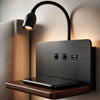Lampe de Chevet Murale avec Lampe Intégrée avec port usb