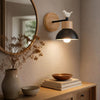 Lampe de Chevet Murale Scandinave support en bois