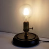 Lampe de Chevet Noir Industriel
