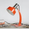 Lampe de Chevet Orange Métal