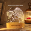 Lampe de Chevet Personnalisable en Bois