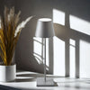 Lampe de Chevet Pied Métal Gris
