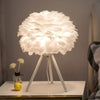 Lampe de Chevet Plumes Blanches