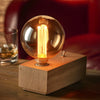 Lampe de Chevet pour Chambre en Bois