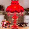Lampe de Chevet Rouge Style Retro