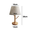 lampe de chevet socle en bois